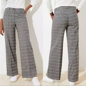 Loft high waisted wide leg trouser pants business career